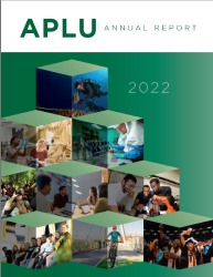 2022 APLU Annual Report Cover