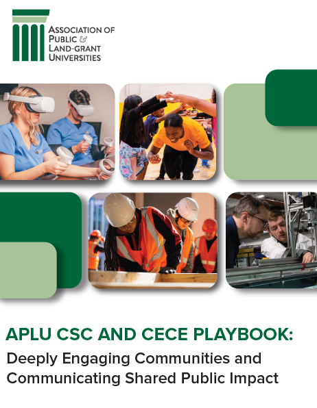 APLU CSC and CECE Playbook: Deeply Engaging Communities and Communicating Shared Impact