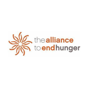 Logo for the Alliance to End Hunger.