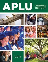 APLU Annual Report 2014
